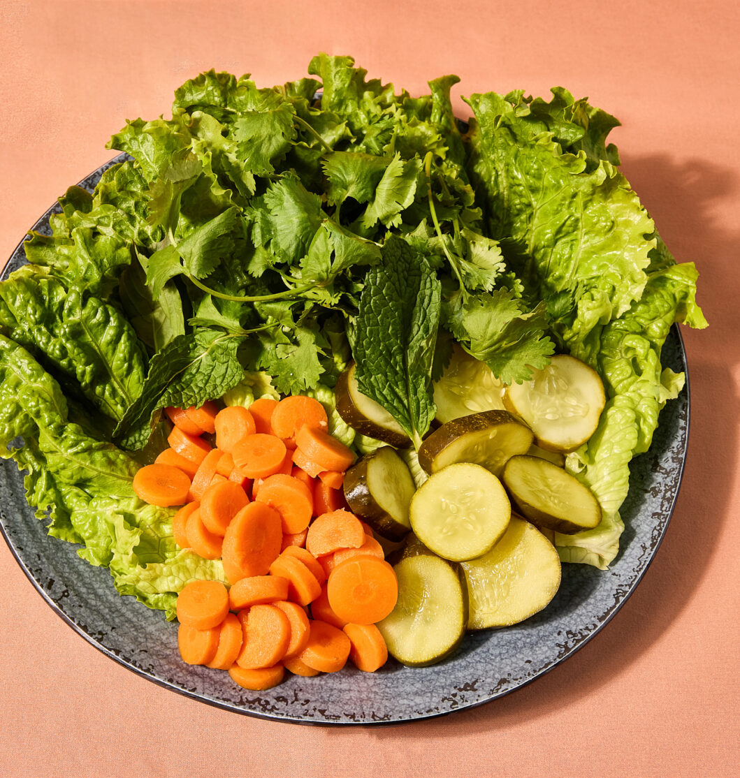 lettuce pickles carrots for lettuce wraps